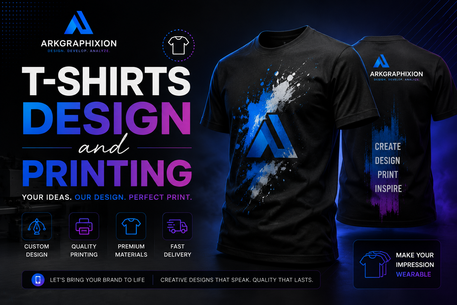 T-Shirt Design & Printing service preview
